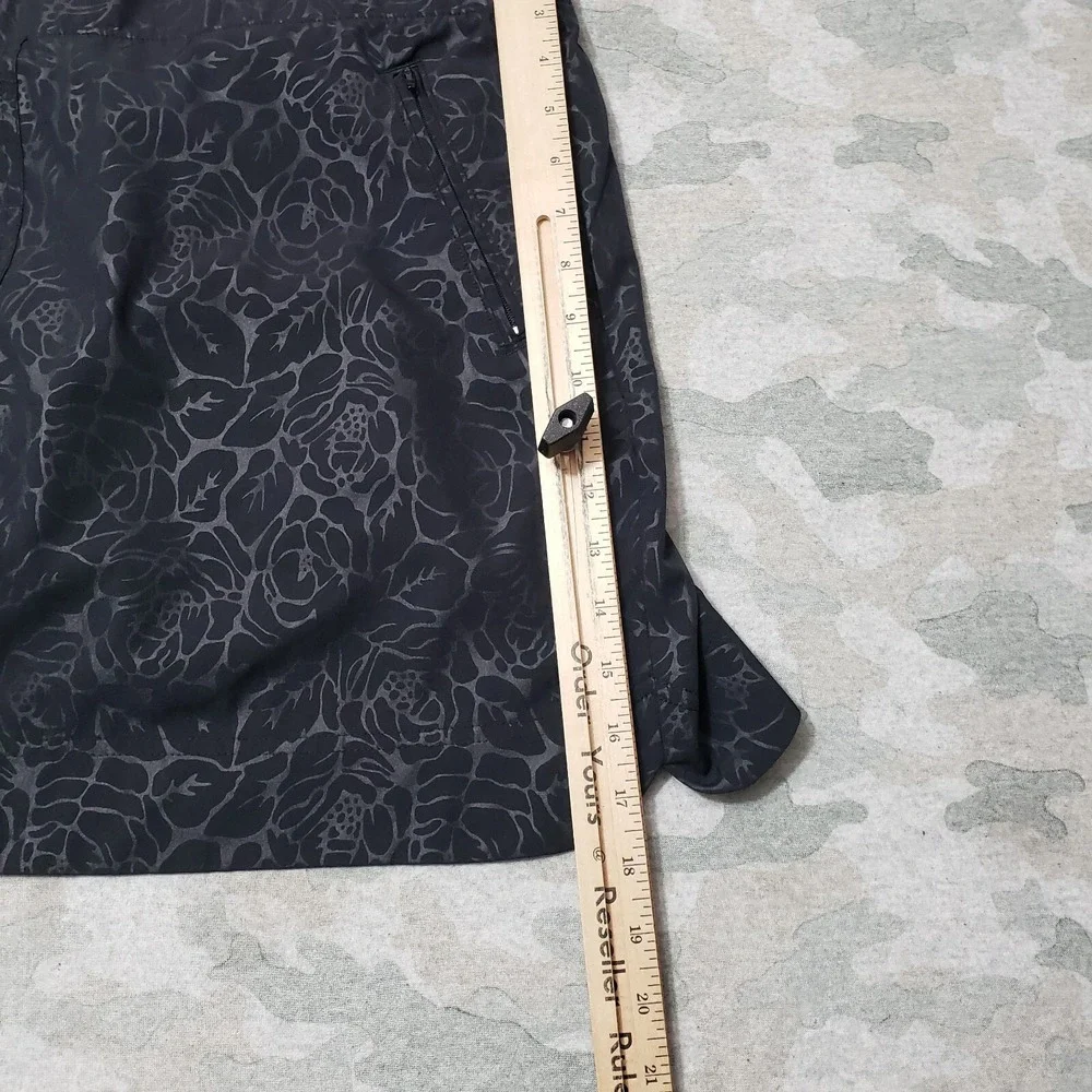 Orvis Skort Womens Large Black‎ Lightweight Tennis Golf Outdoors Hiking